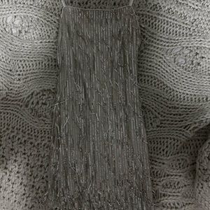 Mini dress | silver Sequin